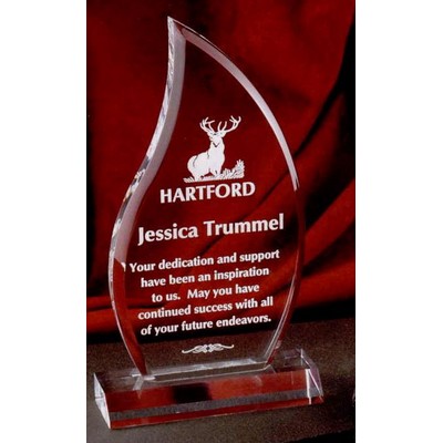 Flame Acrylic Award (4 1/2"x7 3/4")